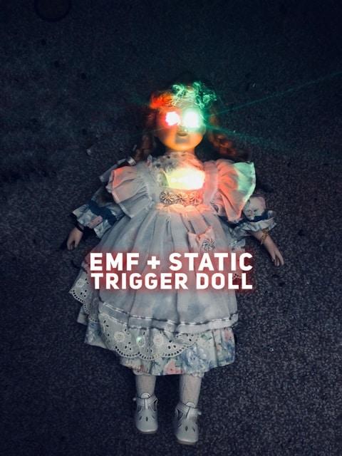 EMF and Static Haunted Doll for Ghost Hunting
